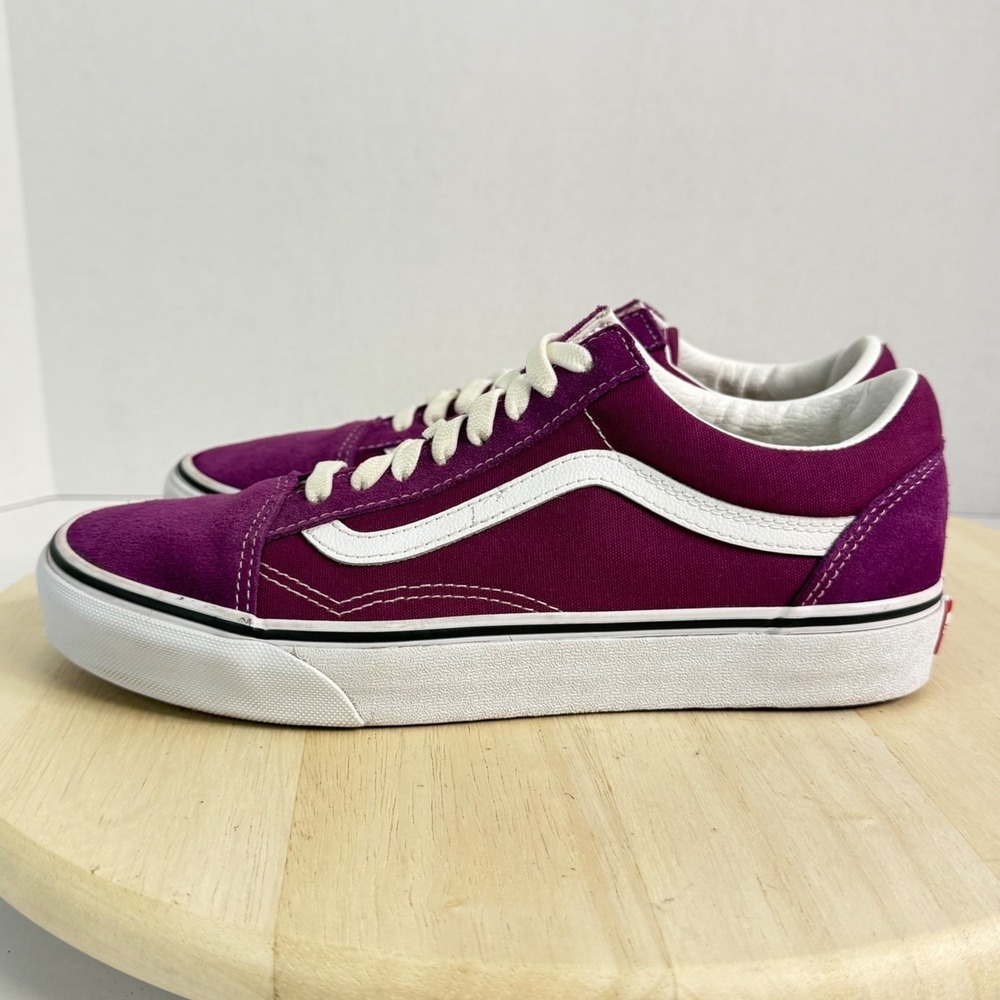 Vans Old Skool Men's Sneakers Color Theory Dark Purple Skater Low-Top Shoes Sz 7 - Picture 5 of 16